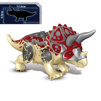 Brutal Raptor Building Jurassic Blocks World 2 MINI Dinosaur Figures Bricks Dino Toys for Children Dinosaurios Christmas