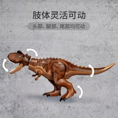 Compatible Sets Carnotaurus Dinosaur Chase Model Building Blocks Assemble Bricks Toys for Children Birthday Christmas Gift 76941