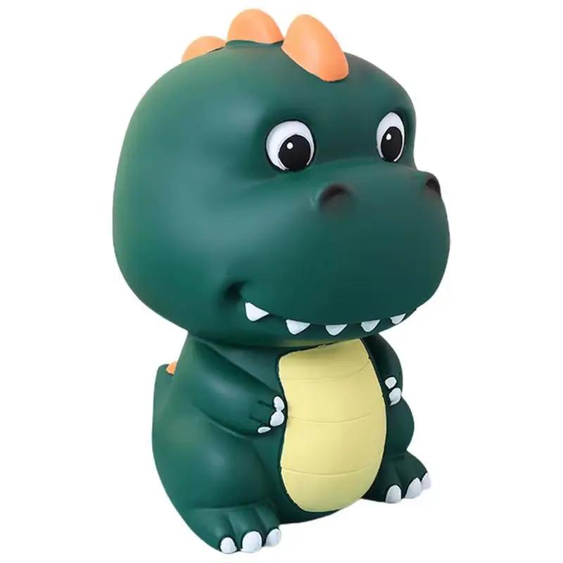 Dinosaur Shape Enamel Piggy Bank Creative Cartoon Animal Saving Jar Money Coin Bank Home Decoration Storage Box Christmas Gifts