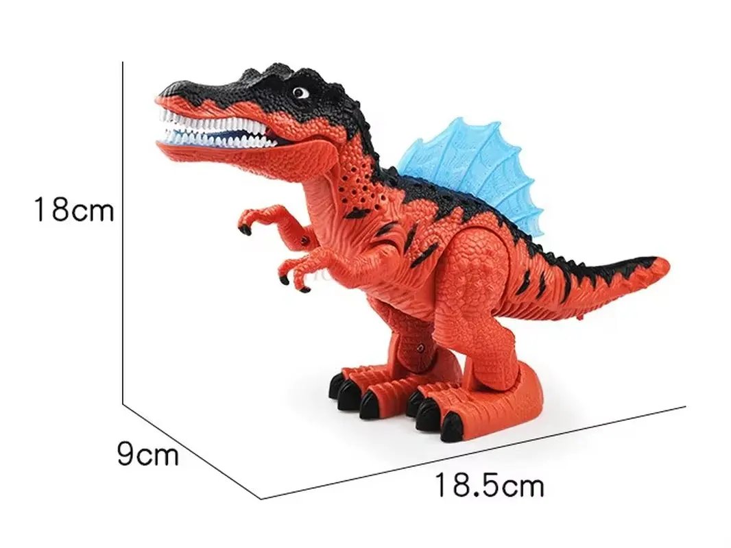 Dinosaur Toy Electric Walking Sound Light Tyrannosaurus Rex Large Animal Model Boy and Children'S Birthday Gift