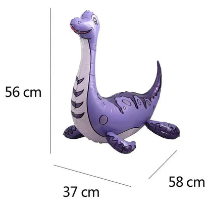 3D Standing Large Foil Dinosaur Tyrannosaurus Balloons Kids Dinosaur Birthday Party Decoration Inflatable Safari Favors Supplies