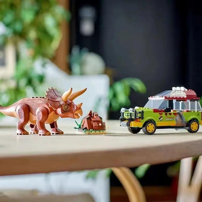 Jurassic World Park Trapping Triceratops Boy Building Blocks Assembling Children'S Dinosaurs 76959 Toys and Gifts