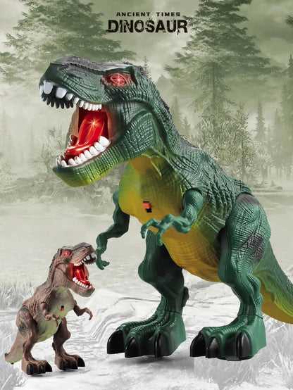 Dinosaur Toys for Kids 3+, Electric Audiovisual Dinosaur Model Electronic Walking Robot Dinosaur Toy Not Include Battery