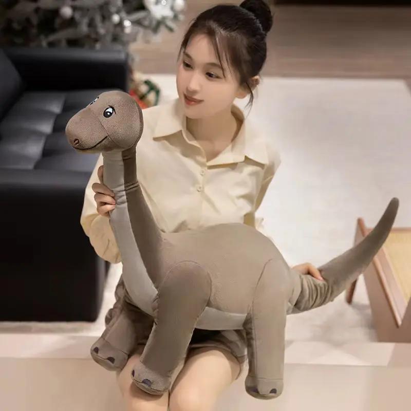 Simulation Fun Dinosaur Plush Doll Pillow Crocodile T-Rex Alligator Triceratops Plush Toy Home Decoration Gift for Children