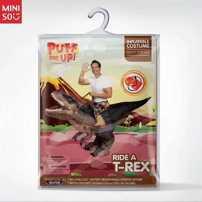 The Ultimate Halloween Party Costume: Inflatable Dinosaur Suit for Adults & Kids