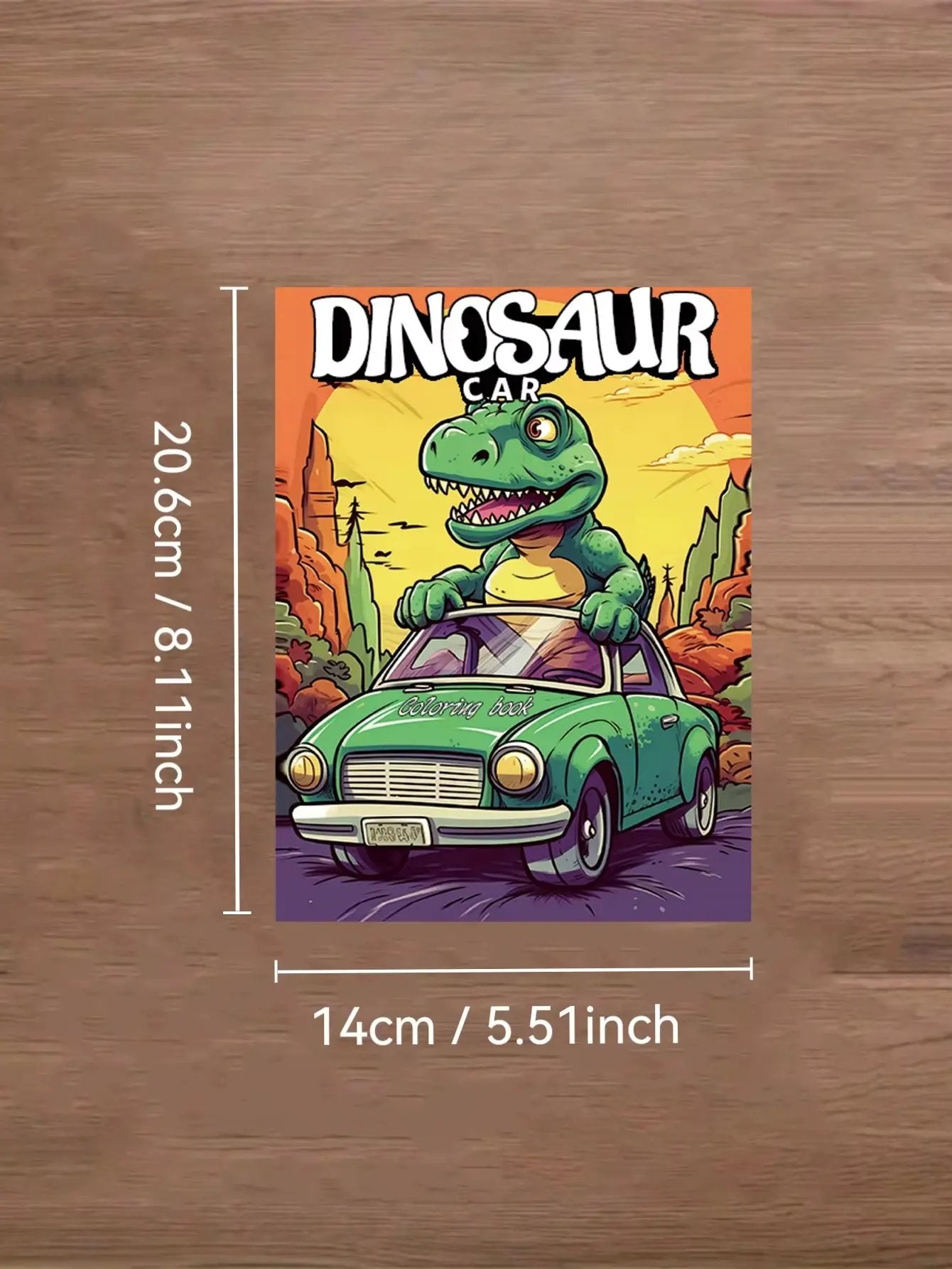 1Pc DINOSAUR Art Coloring Book Original Upgraded Paper Thickened 25 Pages Coloring Books Gift for Holiday Birthday Christmas