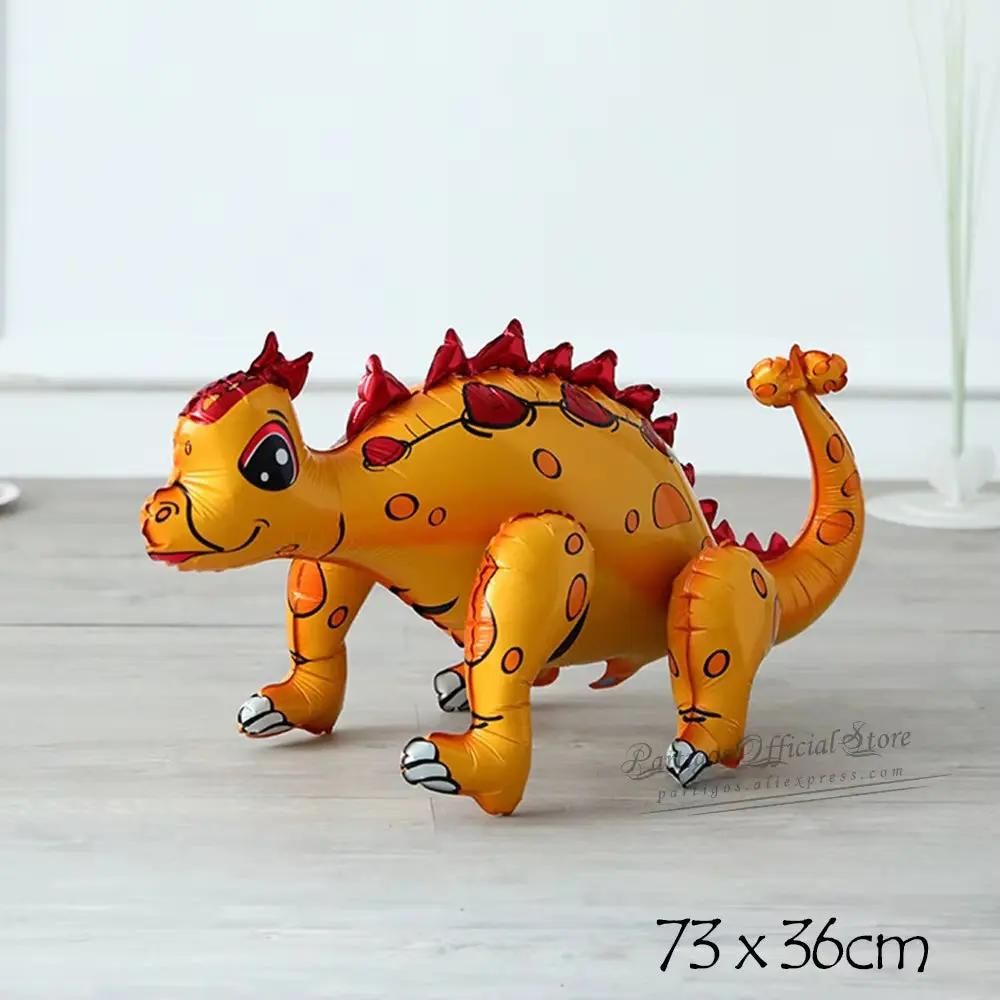 Large 4D Walking Dinosaur Balloons Jurassic Dinosaur Party Supplies Kids Birthdays Decorations Jungle Dragon Foil Globos Toys