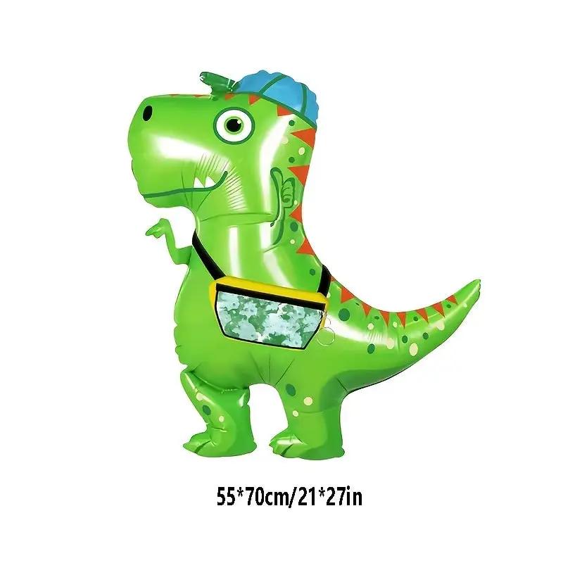 5PCS/PACK Q Edition Large Dinosaur Party Aluminum Film Decoration Children'S Gift Balloon Random