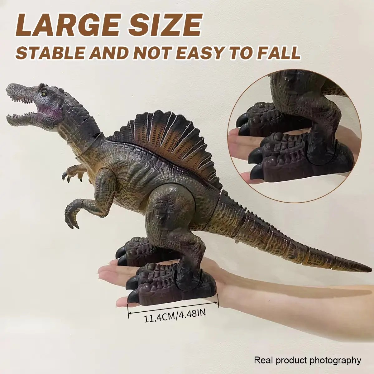 2.4G Rc Dinosaur Remote Control Dinosaur Have Sounding Spray Light Electric Toy Radio-Controlled Animal Child Birthday Toy Gift