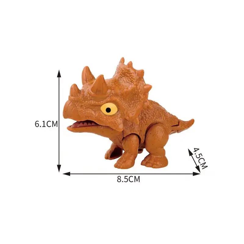Jurassic Finger Biting Dinosaur Model Toys for Boys Triceratops Tyrannosaurus Ankylosaurus Tricky Interactive Animals Dino Toy