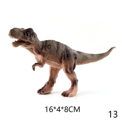 Educational Simulated Dinosaur Toys for Kids - Jurassic World T-Rex Models with Movable Jaws Dinosaur Set
