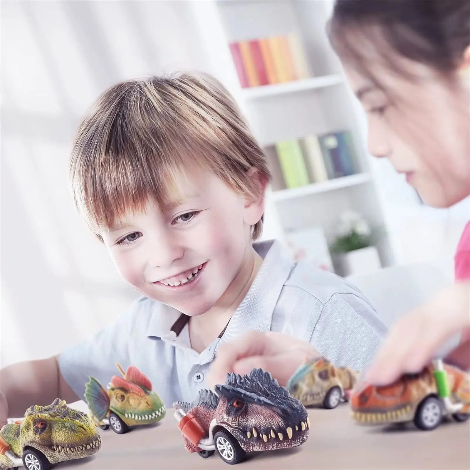 Christmas Advent Calendar Box 24 Day Dinosaur Car Models Ornaments Surprise Toys Boys Gift Holiday Party Supplies