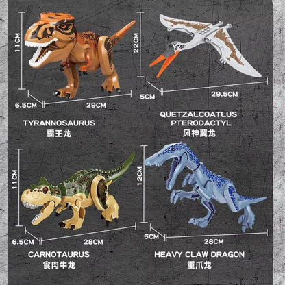 FC3726 Dinosaur Series Airplane Escape from Wind God Pterosaur /FC3727 Dinosaur Brawl 6 Puzzle Building Blocks Toys and Gifts