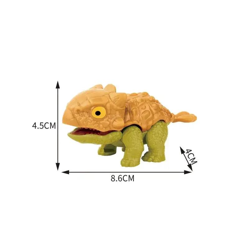 Jurassic Finger Biting Dinosaur Model Toys for Boys Triceratops Tyrannosaurus Ankylosaurus Tricky Interactive Animals Dino Toy