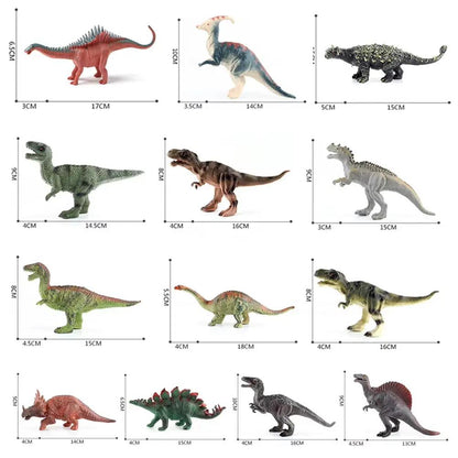 Educational Simulated Dinosaur Toys for Kids - Jurassic World T-Rex Models with Movable Jaws Dinosaur Set