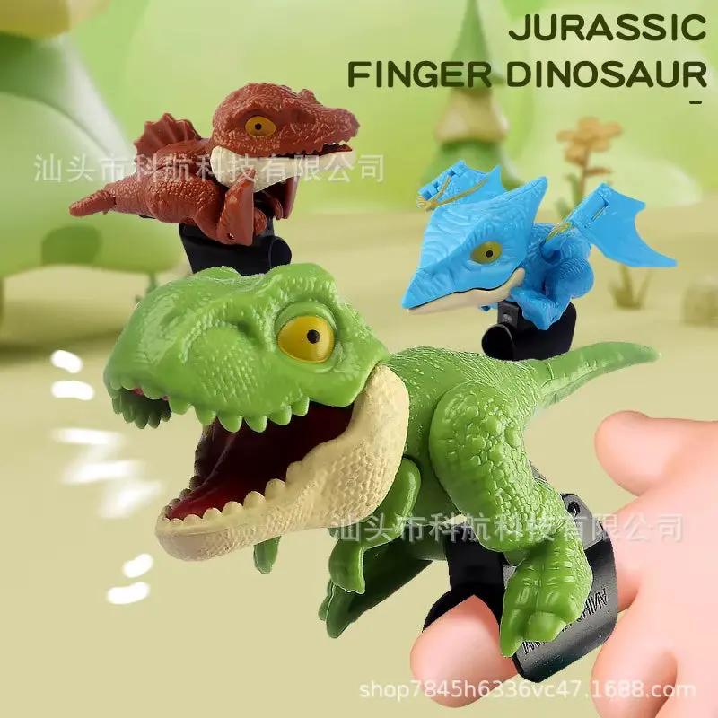Finger Dinosaur Tyrannosaurus Rex Children'S Model Toy Bite Finger Dinosaur Activity Joint Dinosaur Boy Gift Toy