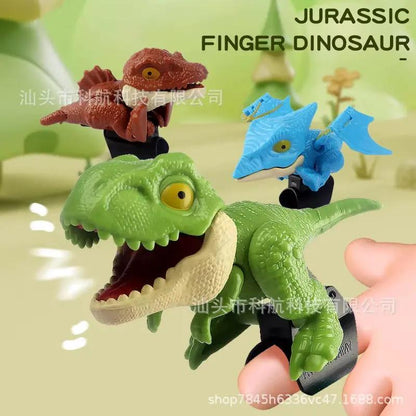 Finger Dinosaur Tyrannosaurus Rex Children'S Model Toy Bite Finger Dinosaur Activity Joint Dinosaur Boy Gift Toy