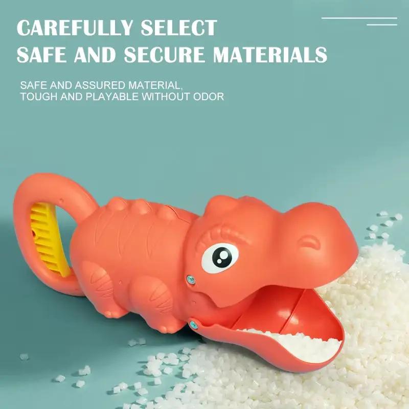 Children'S Beach Toy, Lobster, Dinosaur Toy Clip, Male and Female Crab Foot Pliers, Robotic Arm, Beach Dredging Shovel Set