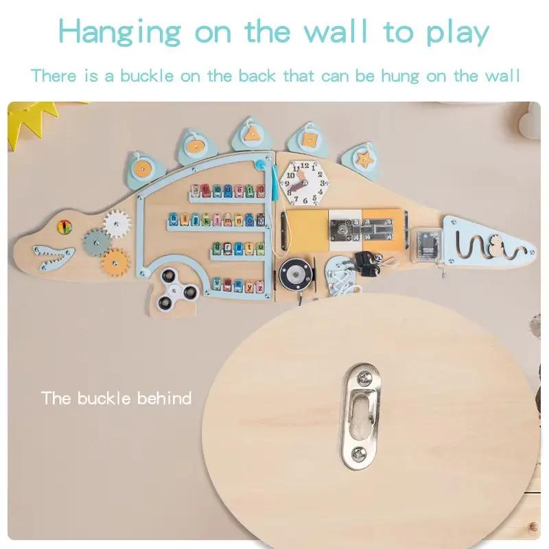 Montessori Education Wall Game Puzzle Children Toy Math for Kids Interactive Toys Busy Board Games Sensory Toy Baby Accessories