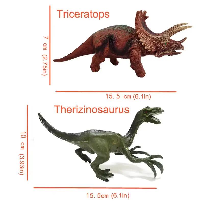 Spinosaurus Indominus Rex ,Stegosaurus Triceratops Velociraptor Tyrannosaurus Animals Model,Plastic Dinosaur Animal Figures