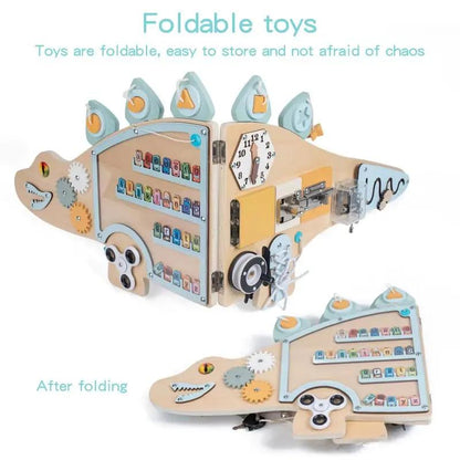 Montessori Education Wall Game Puzzle Children Toy Math for Kids Interactive Toys Busy Board Games Sensory Toy Baby Accessories