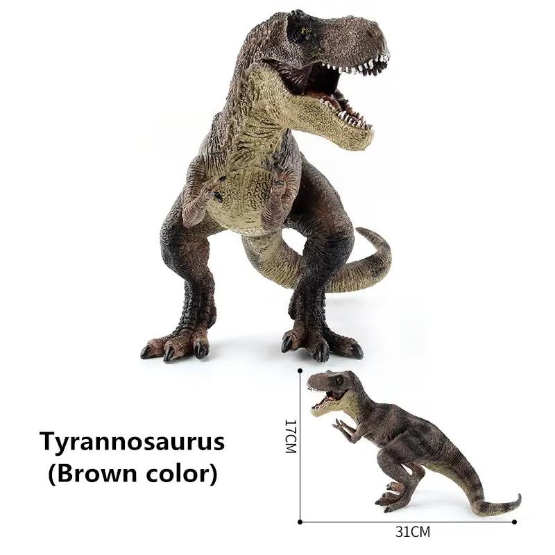 High Quality PVC Jurassic Dinosaurs World Action Figures Tyrannosaurus Brachiosaurus Rex Model Toy for Children Christmas Gifts