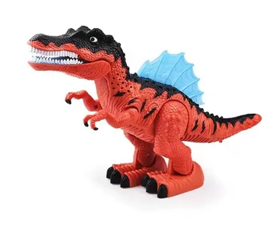 Dinosaur Toy Electric Walking Sound Light Tyrannosaurus Rex Large Animal Model Boy and Children'S Birthday Gift