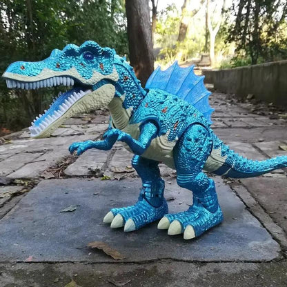 Electric Walking Dinosaur Toy with Ledsound Jurass Park World Dinosaur Robot Tyrannosaurus Rex Electronic Pet Toys for Boys Kid