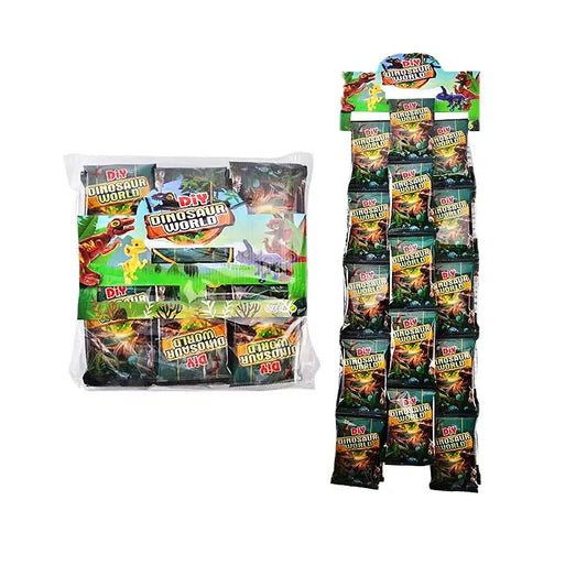 30 Set Children'S DIY Assembled Dinosaur Model Educational Toy Pinata Filler Carnival Prize Birthday Party Gift Pack