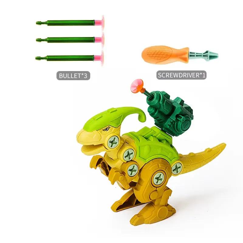 Children Dinosaurs Mount Constructor Model Set Montessori Kids Puzzles Screwdriver Tool Assembling Game Educational Toys for Boy