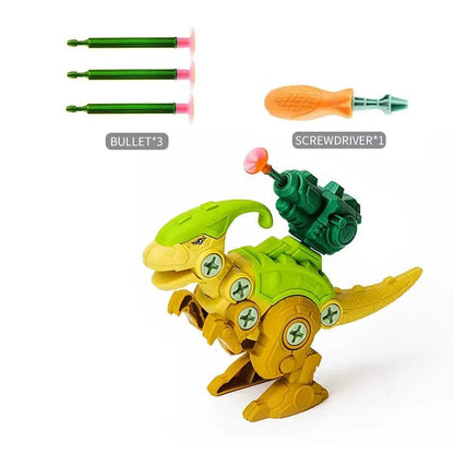 Children Dinosaurs Mount Constructor Model Set Montessori Kids Puzzles Screwdriver Tool Assembling Game Educational Toys for Boy