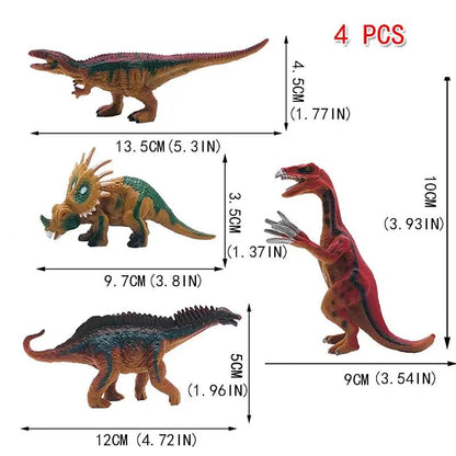 Dilophosaurus Toy, Dinosaur Toy with Moveable Mouth, Cool Plastic Dinosaur Animal Figures, Birthday Cake Toppers, Party Favors