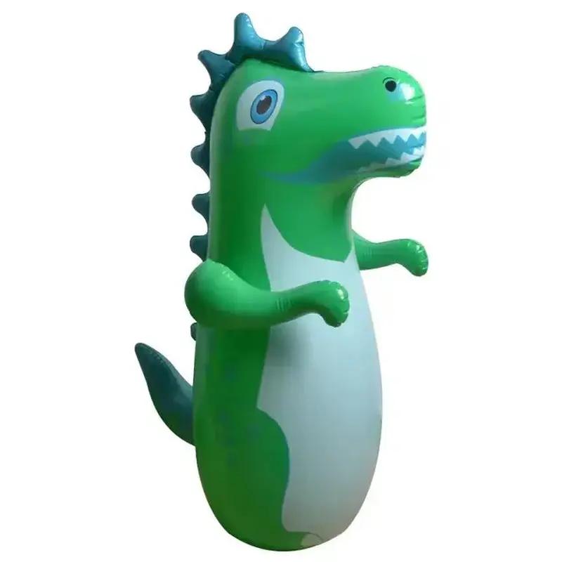 Children Adult Tumbler Boxing Inflatable Standing Punching Bag Boys Dinosaur Sport Toys Kids Activity Outdoors Game Gift