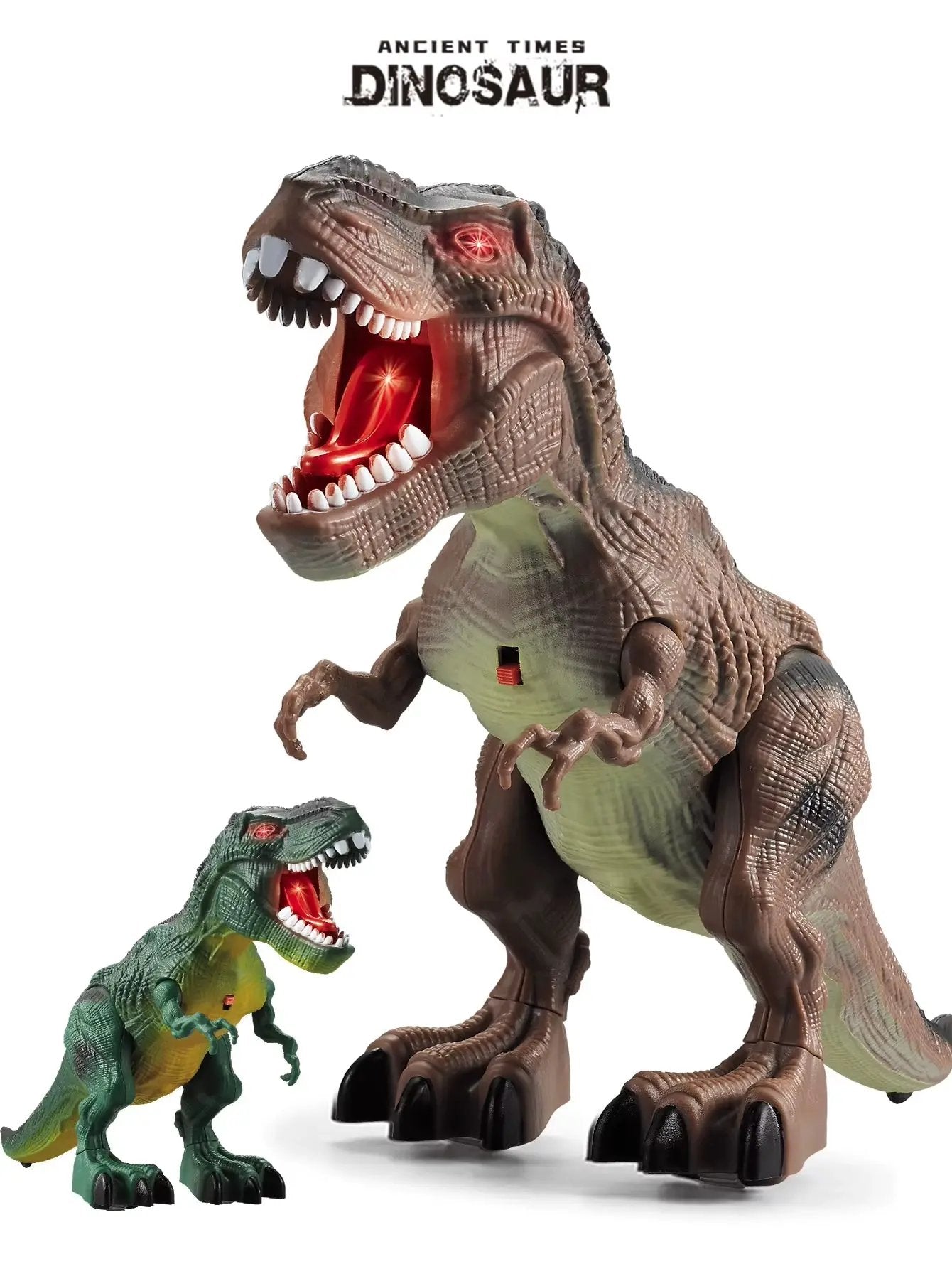 Dinosaur Toys for Kids 3+, Electric Audiovisual Dinosaur Model Electronic Walking Robot Dinosaur Toy Not Include Battery