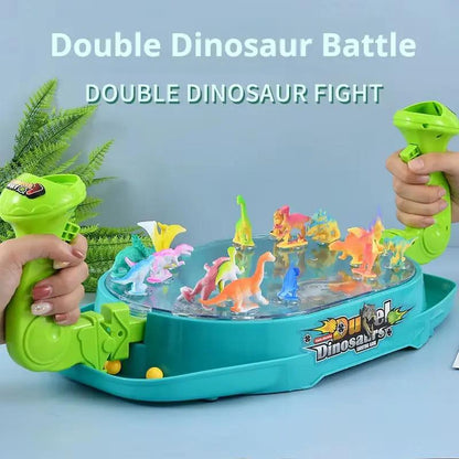 Children'S Two-Player Battle Catapult Dinosaur Board Game Pinball Catapult Toy Parent-Child Interactive Educational Toy