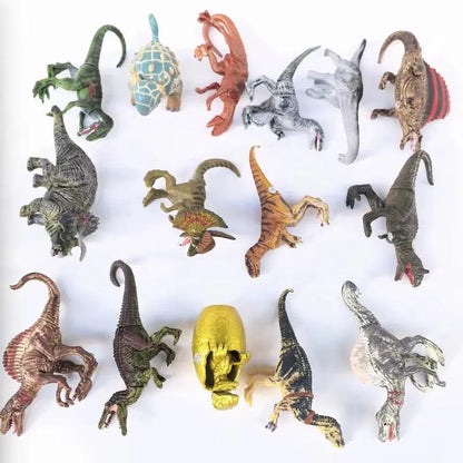 Original Assembly 5-9Cm in My Pocket Dinosaur Dino Triceratops Velociraptor Pterodactyl Figure Model Collection Toy Gift for Kid
