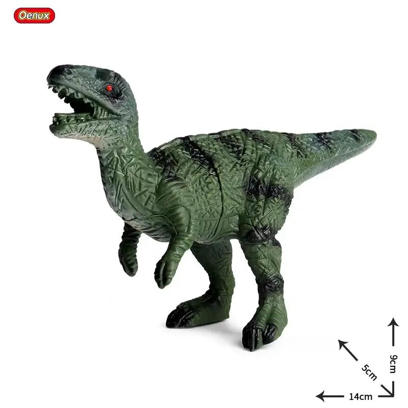 Jurassic D.Rex I.Rex Eoraptor Carnotaurus Figures Dinosaur Brinquedo Tyrannosaurus Model Collection PVC Toy Kids Gift