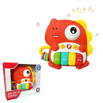 Baby Electronic Piano Toys Music&Light Keyboards Animals Instrument Toys Montessori Educational Toddlers 18-36 Months Baby Gifts