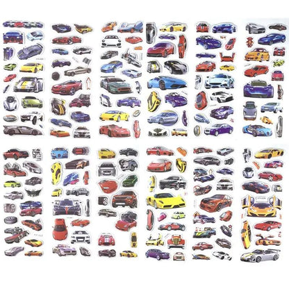12 Sheets/Set 3D Dinosaur Stickers for Kids Toys Home Wall Decor Cartoon Sticker Scrapbooking Boys Notebook Diary Label