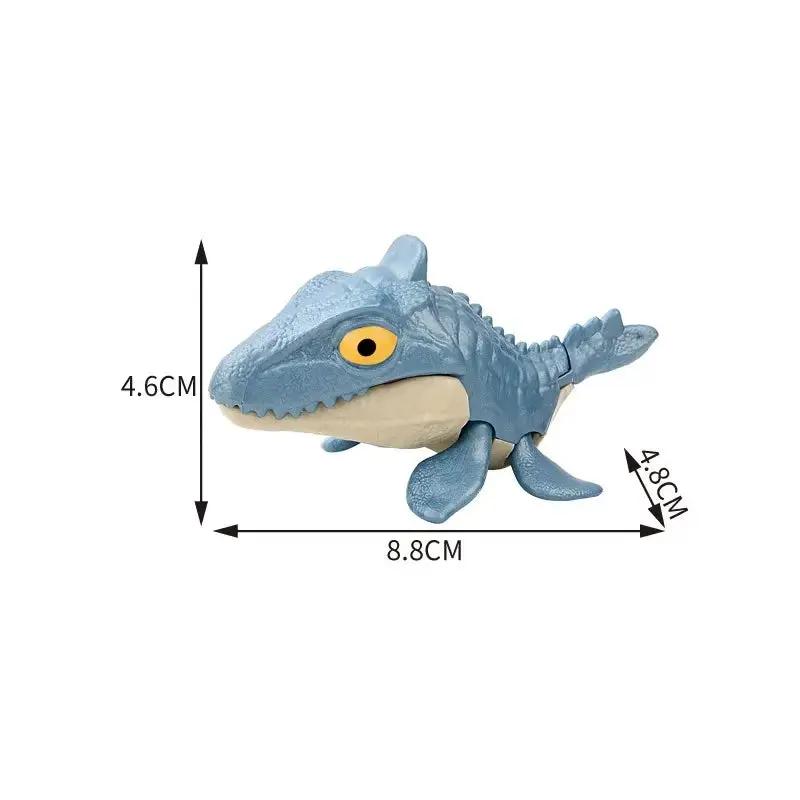 Jurassic Finger Biting Dinosaur Model Toys for Boys Triceratops Tyrannosaurus Ankylosaurus Tricky Interactive Animals Dino Toy