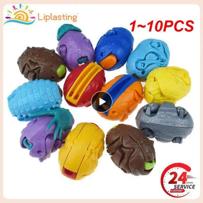 Creative Anime Deformation Toy Carbot Egg Automatic Transform Dinosaur Egg Boys Deformation Robot Tyrannosaurus