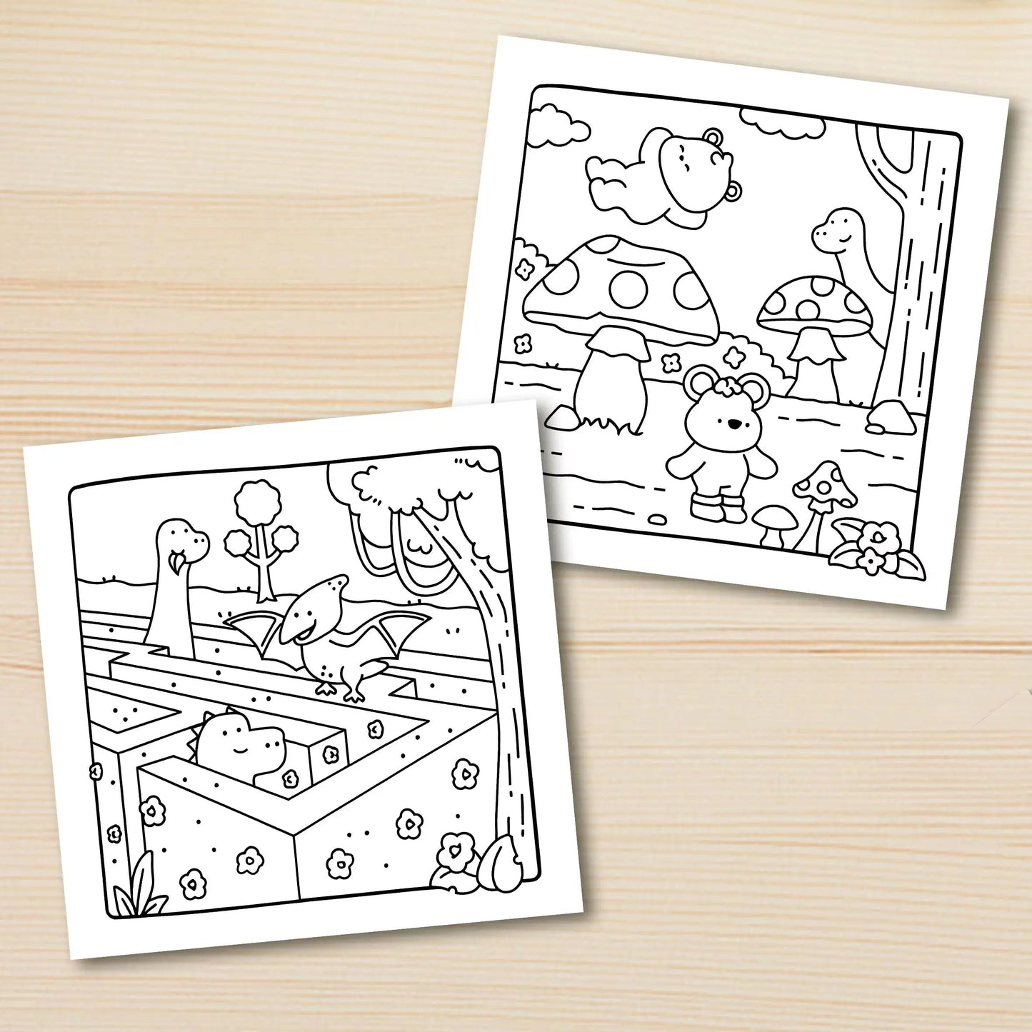 JURASSIC PARK Bold-Easy Patterns Coloring Book for Adults Cute Drawing Book Perfect Gift for Party and Birthday