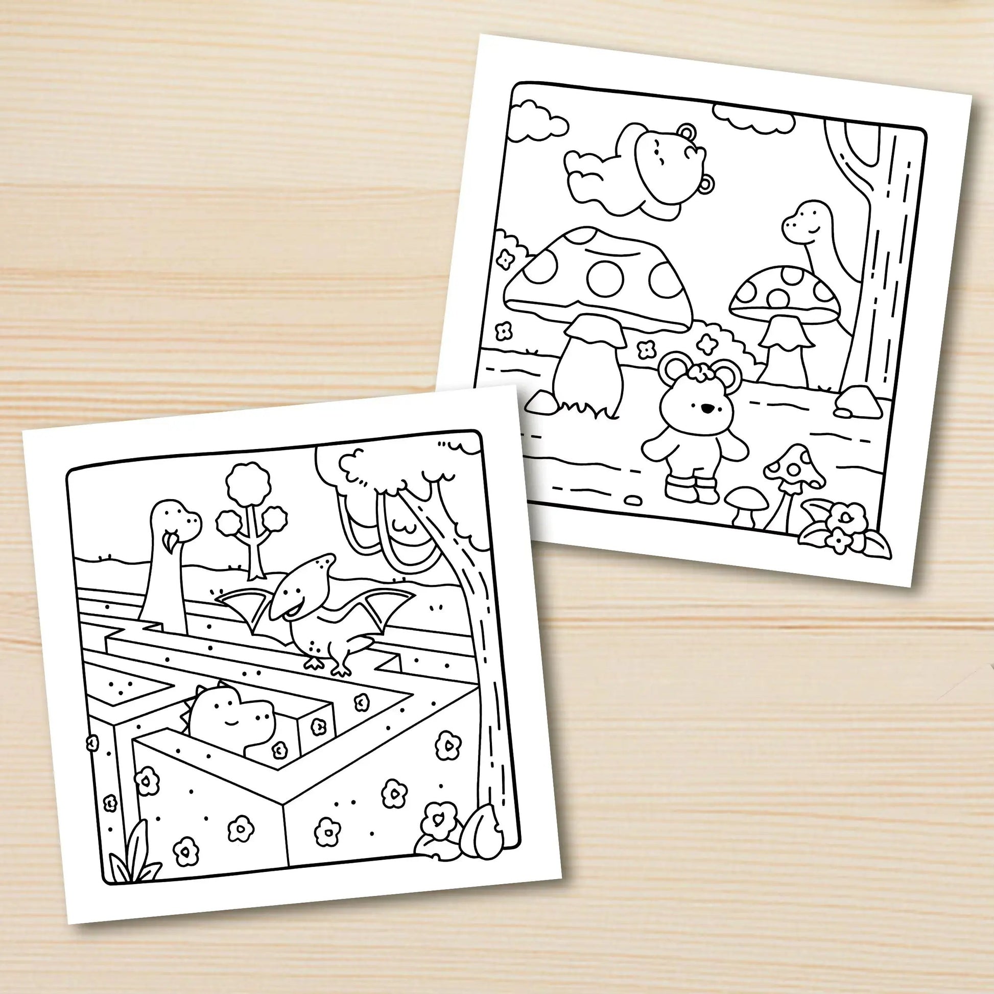 JURASSIC PARK Bold-Easy Patterns Coloring Book for Adults Cute Drawing Book Perfect Gift for Party and Birthday