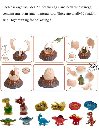 Dinosaur Model Toys, Toy Dinosaurs That Can Eat Eggs, Lay Eggs, and Swing Walking, Suitable for Boys, Girls' Birthday Gift Toys