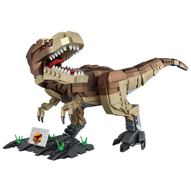 Jurassic Park Dinosaur World Building Blocks Triceratops Tyrannosaurus Rex Dinosaur Model Toys for Kids Boys Christmas Gifts