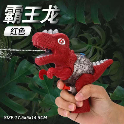 3D Dinosaur Water Gun Summer Toy for Kids Boys Girls Cute Cartoon Tyrannosaurus Press Water Spray Gun Outdoor Beach Garden Bath