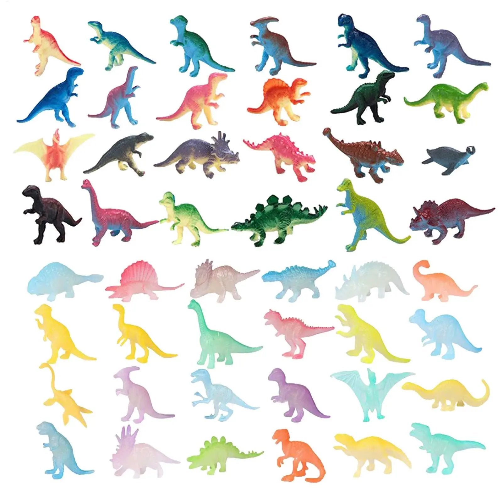 Christmas Dinosaur Countdown Calendar Ornaments 24Pcs Dinosaur Figurine Dinosaur Advent Calendar Kid Hole Fun Christmas Gift