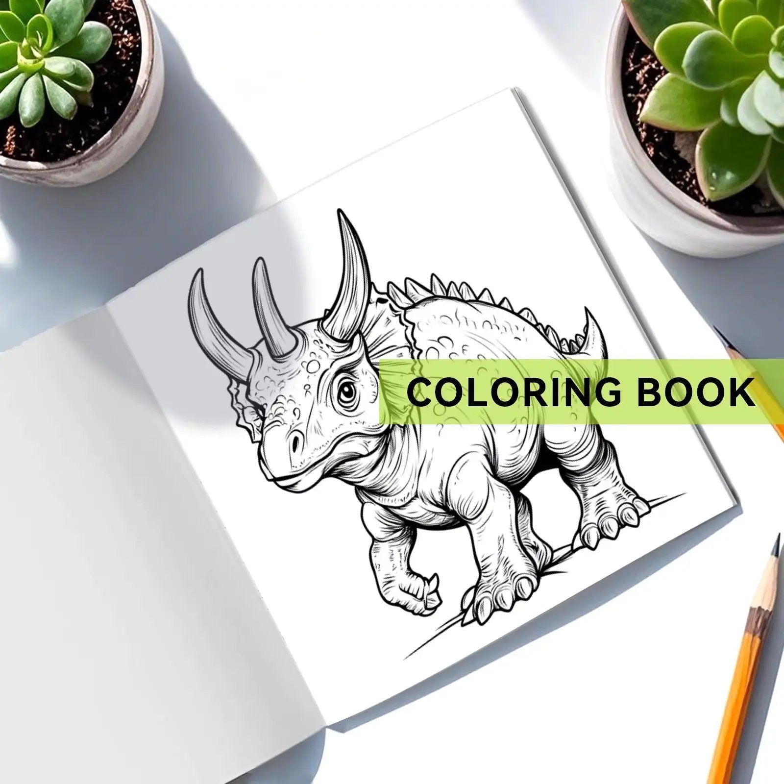 Dinosaur World Coloring Book for Adults and Teens Featuring Cute Kill Time Graffiti Painting Drawing Art Book Halloween Gift
