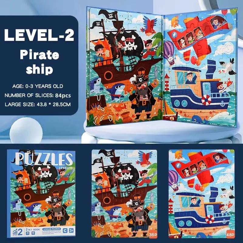 Children'S Magnetic Puzzle, Early Learning Toys for Infants and Toddlers, Magnetic Books, Montessori Education, Baby Gift