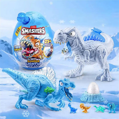 Smashers Glacier Dinosaur Escape Boy Assemble Dinosaur Toy Surprise Unboxing Birthday Gift Tyrannosaurus Rex Pterosaur